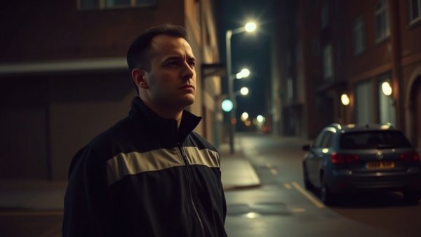 Sherrone Moore arraignment updates shown live with city backdrop.