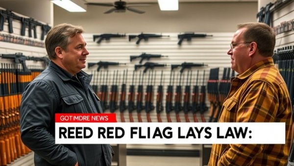 Discussion in gun store about Michigan Red Flag Law repeal.