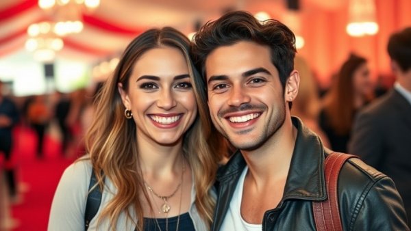 Enrique Iglesias Baby Announcement event image with smiling couple