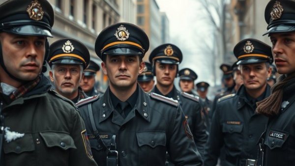 Officers at ICE Shooting Protests in Minnesota, tense scene