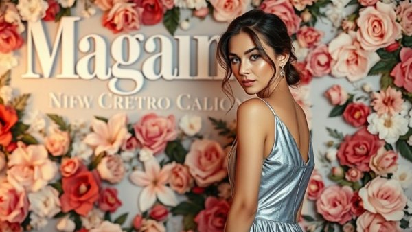 Confident pose of elegant woman in a silver dress at event.