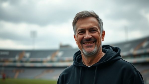 Detroit sports updates: NFC implications discussion thumbnail with a smiling man outdoors.