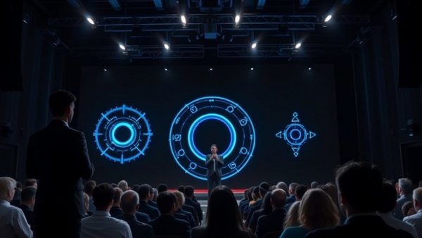 Apple AI pin concept presentation on stage