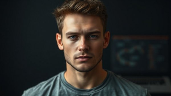 AI industry economic reality concept with digital elements.