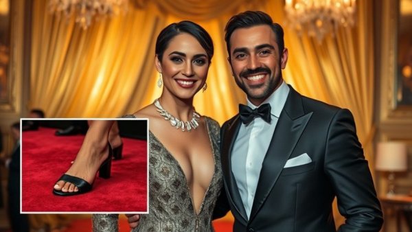 Benny Blanco Dirty Feet Incident: Event photo with inset foot image.