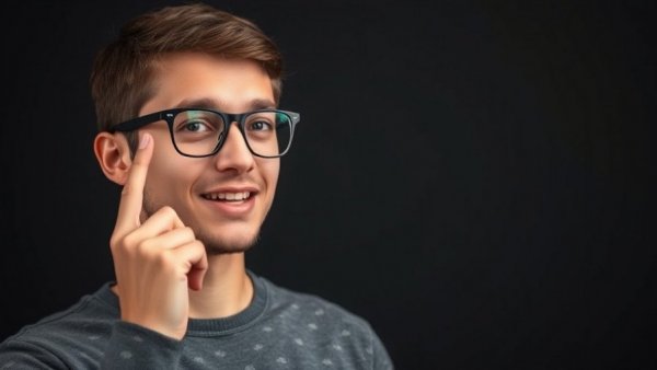 Young man discussing tech startup innovation in Detroit.