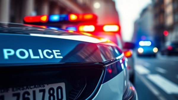 Vivid police presence at Michigan public safety event.