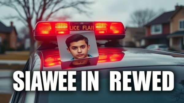 Detroit crime reports news overlay with police vehicle and mugshot.