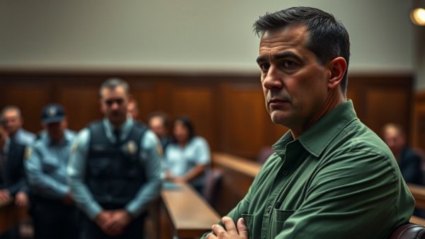 Detroit crime reports: jury verdict in courtroom.