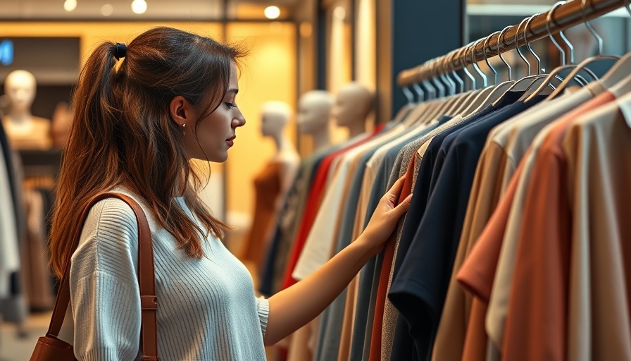 Michigan small business growth shown through a woman browsing a boutique shop.