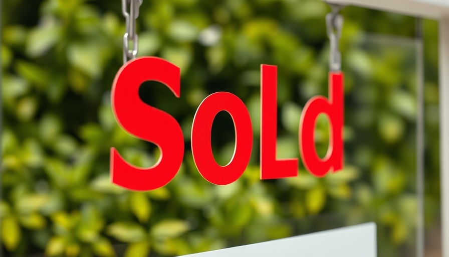 Close-up of a sold sign in the Metro Detroit housing market
