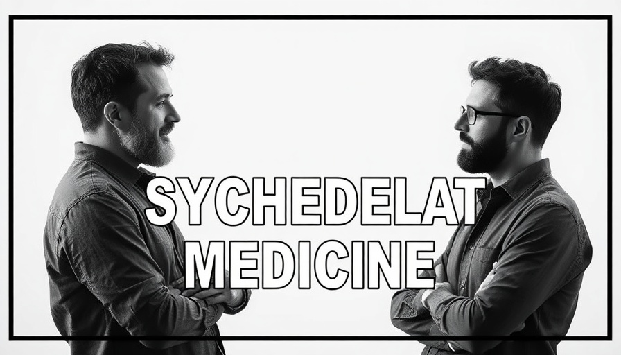 Discussion on psychedelics for treating mental disorders in black and white.