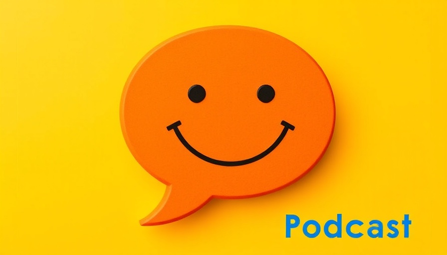 Healing journey with community support podcast cover, smiling bubble.
