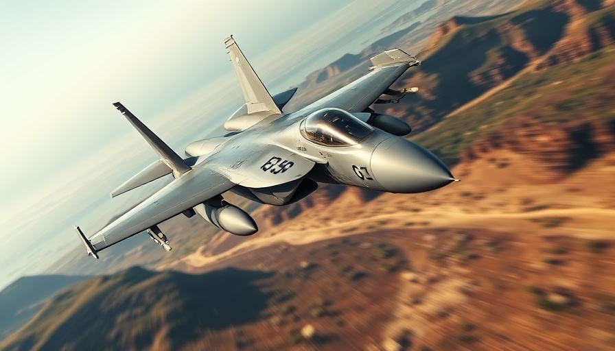F-15E Strike Eagle demonstrating speed and versatility over rugged terrain.