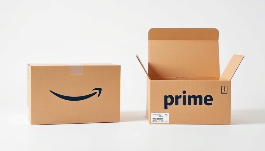 Amazon Prime boxes on white background for Kansas City Prime Day Deals.
