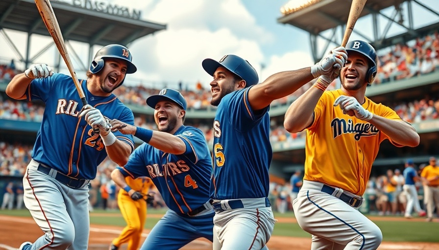 Watch Cubs vs Brewers Game 5 live with two baseball players in action.