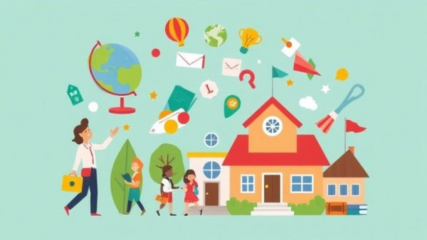 Illustration symbolizing Independence School District's four-day week.