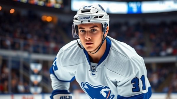 Islanders hockey player in rink, Islanders vs Golden Knights preview.