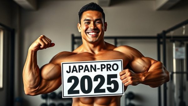 Shaun Clarida celebrates 2025 Japan Pro win with trophy and flex.