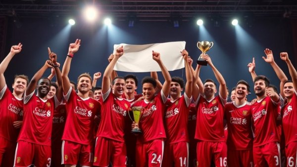 Celebration of Van Horn soccer team's first state title, Kansas City neighborhoods.