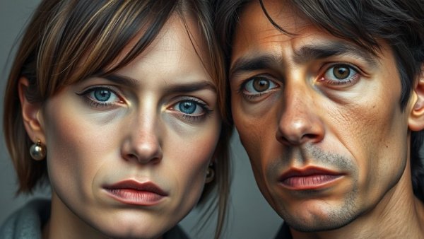 Close-up of two individuals with serious expressions related to the death penalty for National Guard shooting.