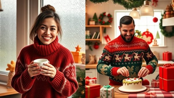 Dustin Milligan Christmas projects: Festive baking and decorations.