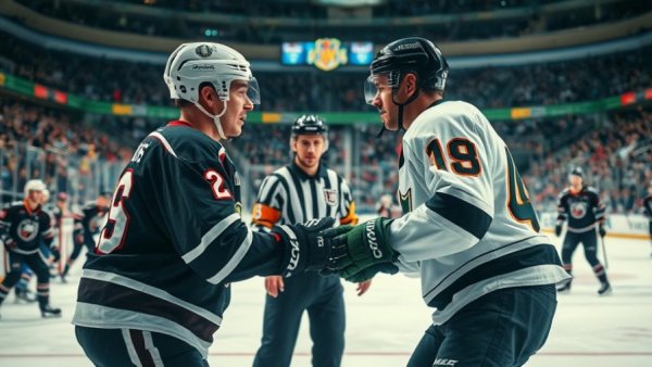Kansas City hockey event confrontation at ice arena.