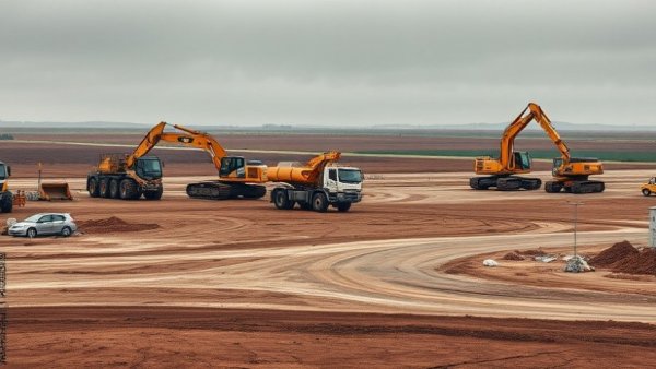 Proposed new data center in Independence construction site with machinery.