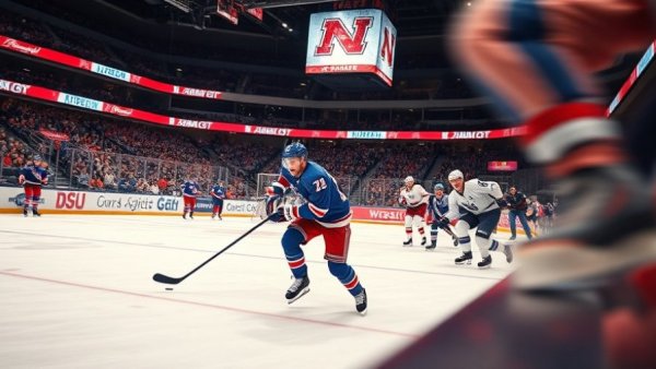 New York Rangers playoff hopes in intense hockey game