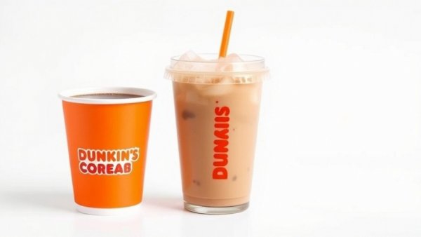 Dunkin coffee cups showcasing free coffee giveaway Kansas City.