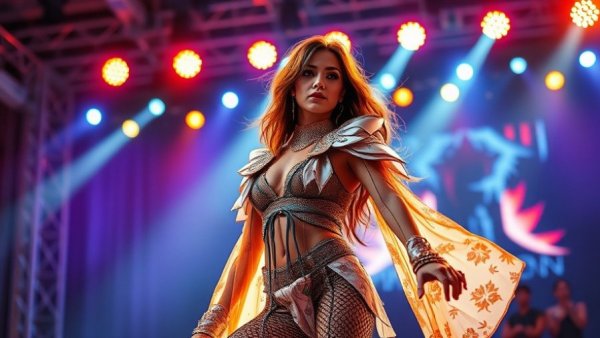 Jennifer Lopez fashion stage outfits performance.