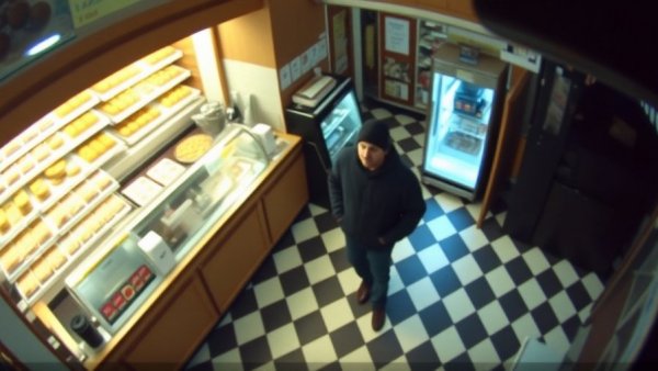 Cowbell Bandit Belton cookie shop bakery security footage.