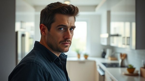 Casual man in kitchen, related to Kansas City Chiefs depth chart.