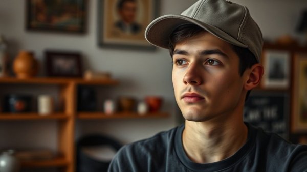 Thoughtful young man giving an update indoors, Kansas City Chiefs depth chart.