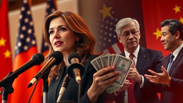 EB-5 visa program foreign influence: composite imagery with political and financial themes.