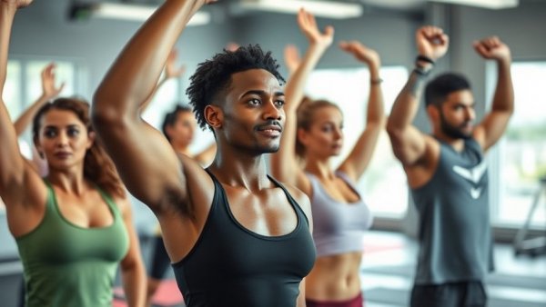 Group fitness session demonstrating Musclespan and Healthspan relationship.