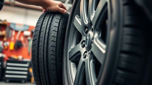 Mechanic inspecting car wheel in garage, Missouri vehicle inspection changes context.