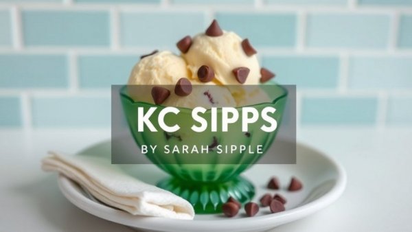 KC SIPPS ice cream in a green bowl for Kansas City events.