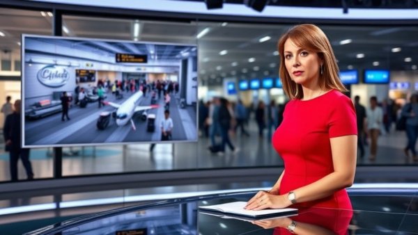 Newscaster discusses airport changes, Kansas City neighborhoods.