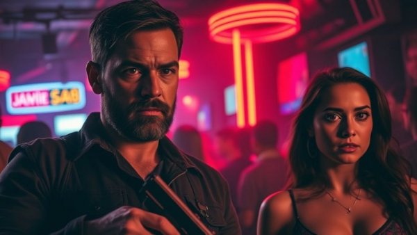 Jason Statham Shelter performance in a tense nightclub scene.