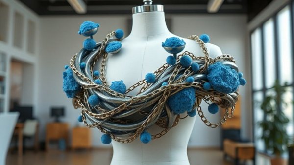 Kansas City local artist spotlight: abstract sculptural piece on mannequin.