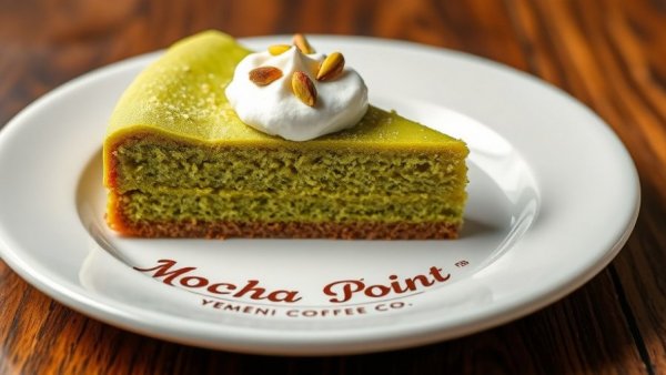 Slice of cake at Yemeni coffeehouse in Kansas City