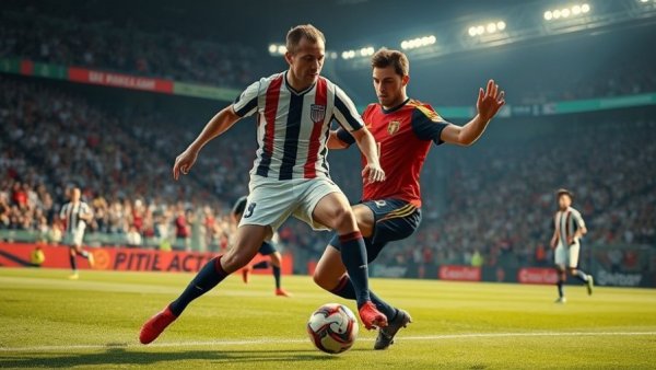 USMNT faces Belgium in intense soccer match action.