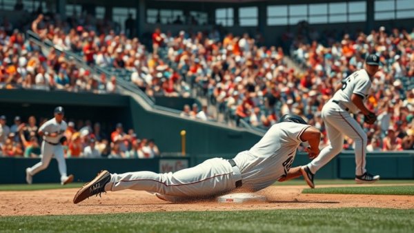Intense Kansas City baseball event with players on the field
