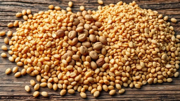 Kansas City health and wellness benefits of millets displayed on wood.