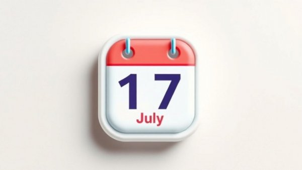 Calendar icon for July 17, representing Kansas Healthy Yards Expo event.