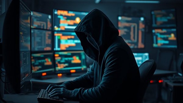 Cybersecurity threat illustrating ransomware negotiation strategies.