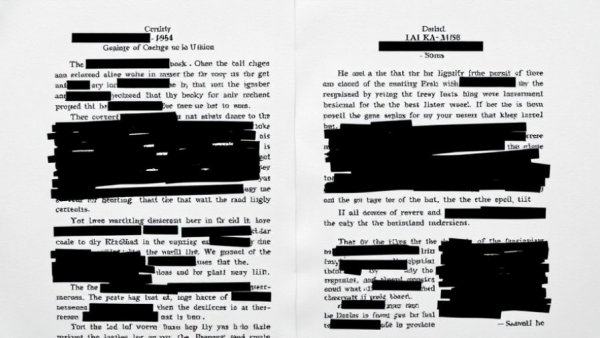 Kansas City local artist spotlight on altered historical document.