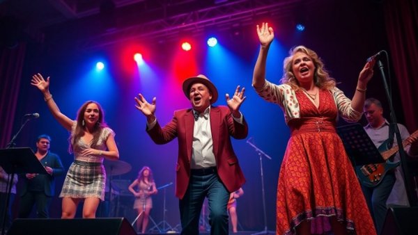 Colorful stage performance by Kansas City local businesses