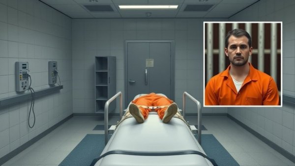 Execution gurney in sterile room, related to Florida execution date Richard Knight